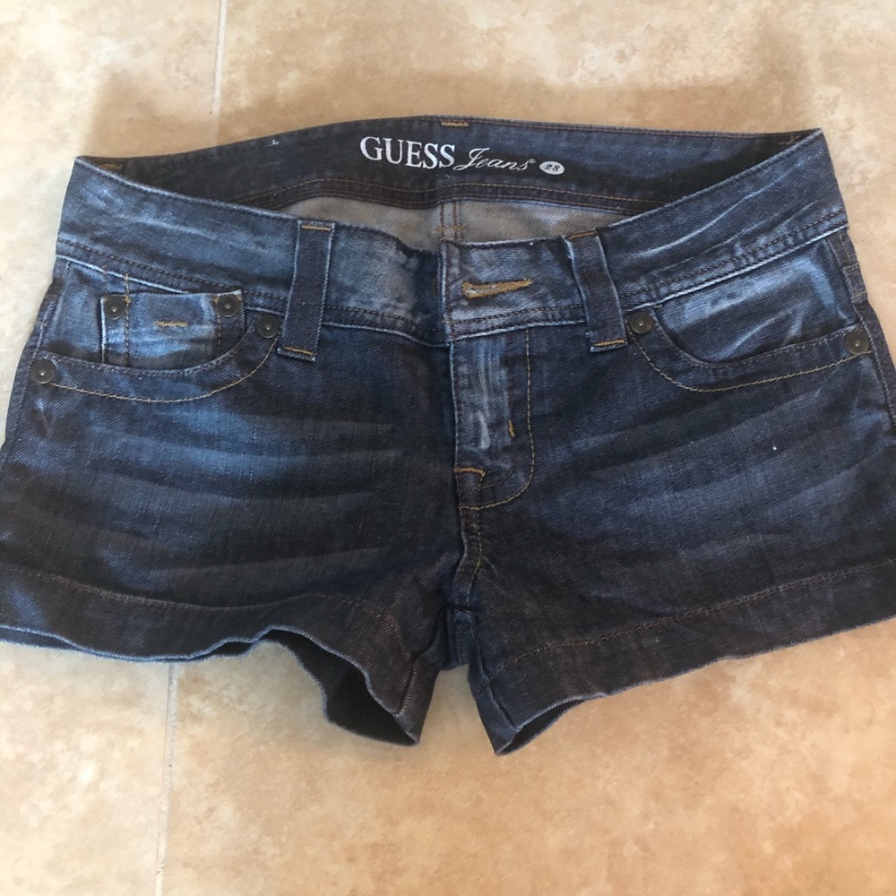 Guess. cute jean shorts.